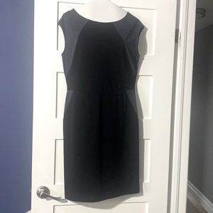 Black and grey everyday work dress
